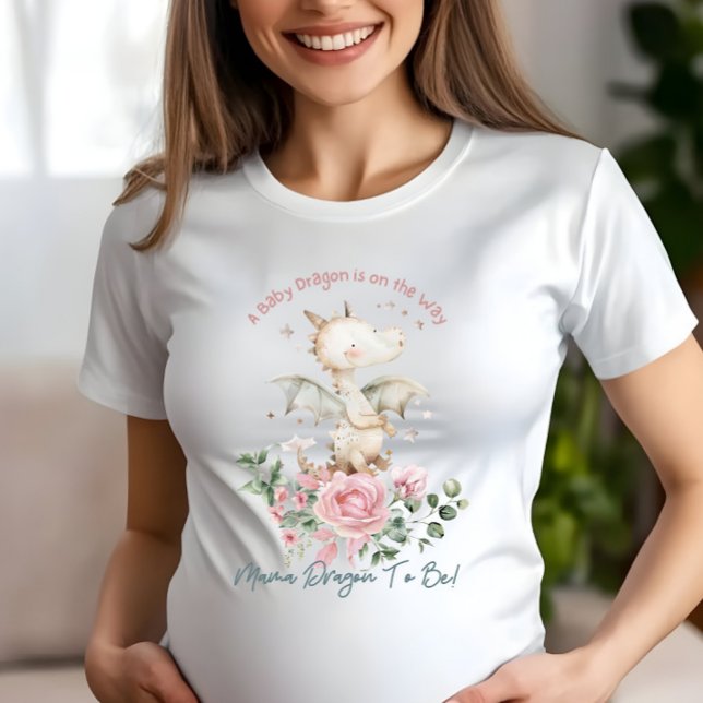 Camiseta Mama Dragon será Baby Shower (Subido por el creador)