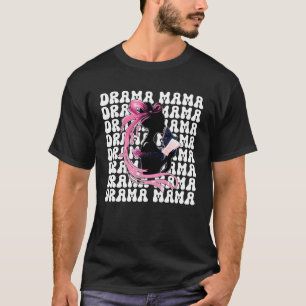 Camiseta Mama Drama Teatro Mamá Teatro Máscara Drama Comedi