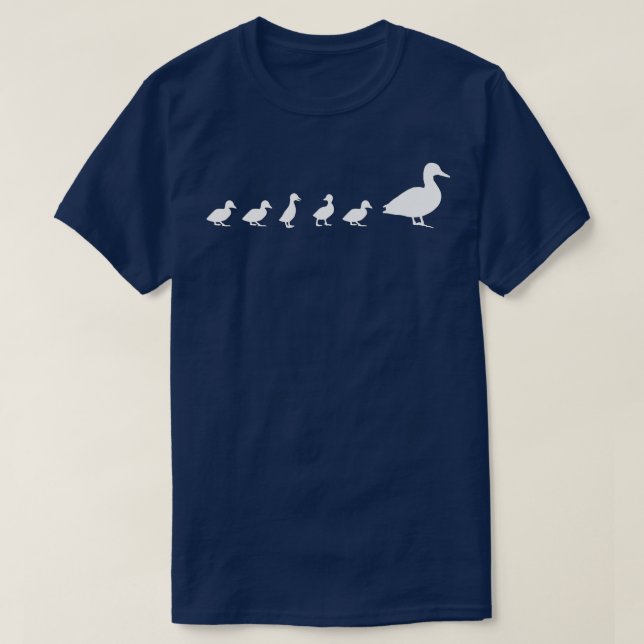 Camiseta Mama Duck 5 Ducklings  Animal Family Mothers Day G (Diseño del anverso)