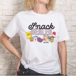 Camiseta Mamá, el vendedor de aperitivos, la vida divertida