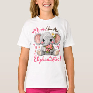 Camiseta Mamá Elefantástica Regalo del Día de la Madre para
