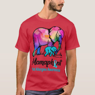 Camiseta Mama Elephant Mamaphant Alimentos Alergia