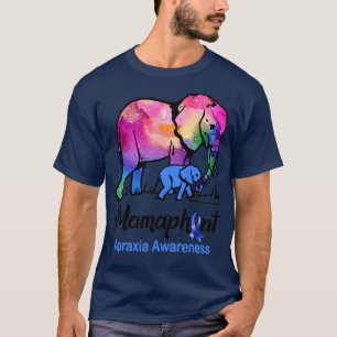 Camiseta Mama Elephant Mamaphant Apraxia Conciencia