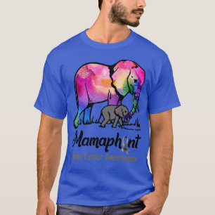 Camiseta Mama Elephant Mamaphant Conciencia sobre el tumor 