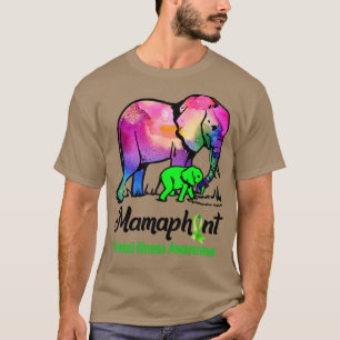 Camiseta Mama Elephant Mamaphant Conciencia sobre las enfer