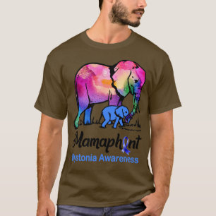 Camiseta Mama Elephant Mamaphant Distonia Conciencia