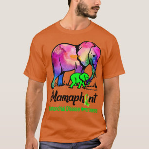 Camiseta Mama Elephant Mamaphant Enfermedad Mitocondrial Aw