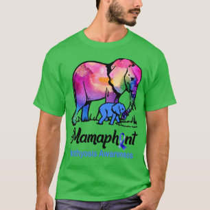 Camiseta Mama Elephant Mamaphant Ichthyosis Conciencia