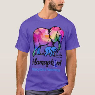 Camiseta Mama Elephant Mamaphant Mastocitosis Conciencia