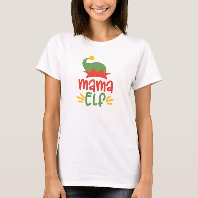 Camiseta Mama Elf (Anverso)