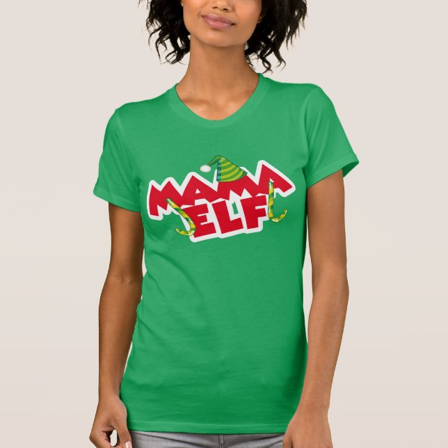 Camiseta Mamá Elf (Anverso)