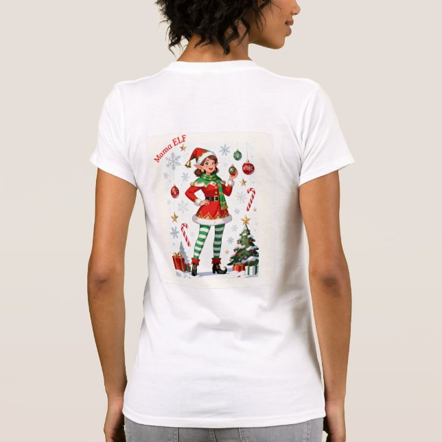 Camiseta Mama Elf T-Shirt (Reverso)