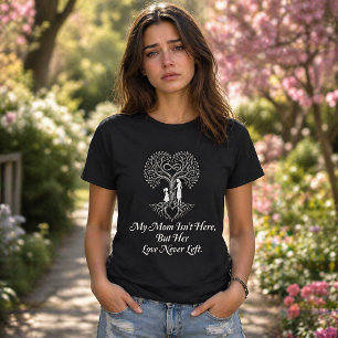 Camiseta Mamá en el Cielo Memorial del Día de la Madre Árbo