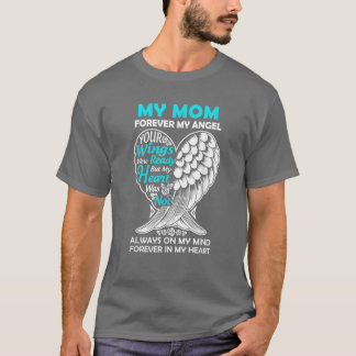 Camiseta Mamá en el cielo por siempre mi Ángel en la memori