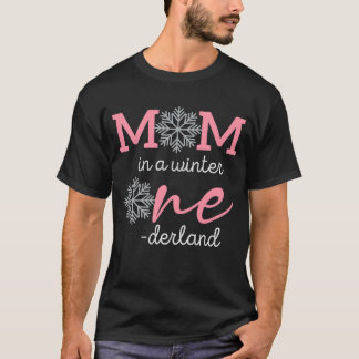 Camiseta Mamá En Invierno Terranova Primer Cumpleaños