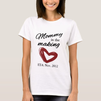 Camiseta Mamá en la fabricación