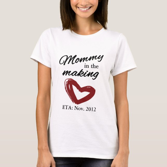 Camiseta Mamá en la fabricación (Anverso)