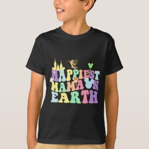 Camiseta Mamá en la Tierra Groovy Diversión Día de la Madre