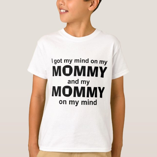 Camiseta mamá en mi mente (Anverso)