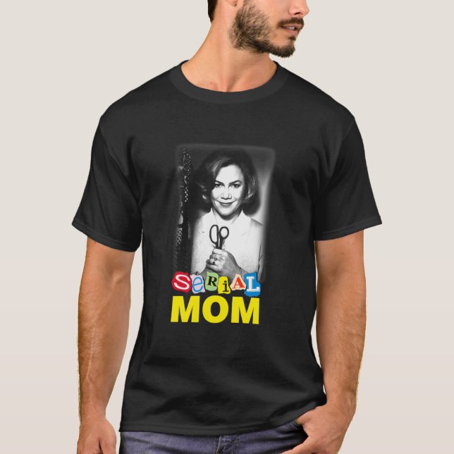 Camiseta ¡Mamá en serie! En V (Anverso)