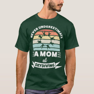 Camiseta Mamá en Skydiving, divertida esposa de regalo
