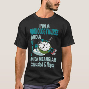 Camiseta Mamá enfermera de radiología cansada y ocupada dic