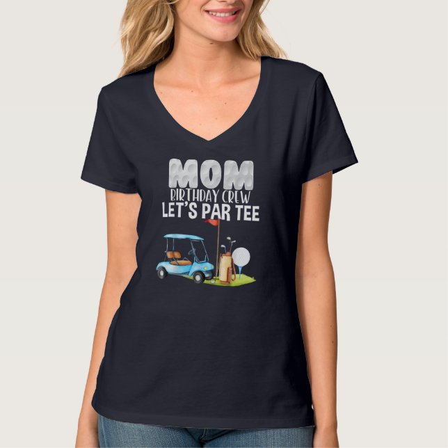 Camiseta Mamá equipo de cumpleaños vamos a ir al Fiesta Par (Anverso)