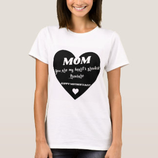 Camiseta MAMÁ, eres el mayor tesoro de mi corazón