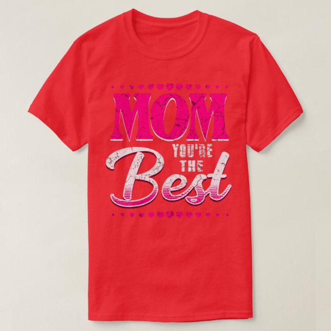 Camiseta Mamá, eres la mejor (Diseño del anverso)