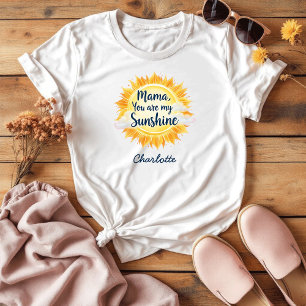 Camiseta Mamá, eres mi sol El día de la madre