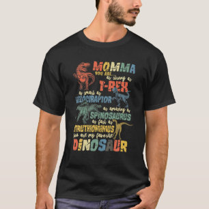 Camiseta Mamá, Eres Tan Fuerte Como Dinosaur Rex Mami