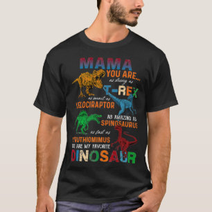 Camiseta Mamá, Eres Tan Fuerte Como La Madre De Los Dinosau