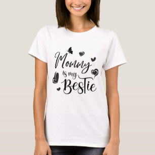 Camiseta Mamá es mi Bestie, regalos fáciles del día de la m