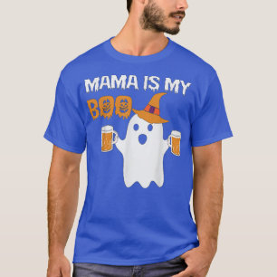 Camiseta Mamá es mi novio Niños temporada de miedo Calabaza
