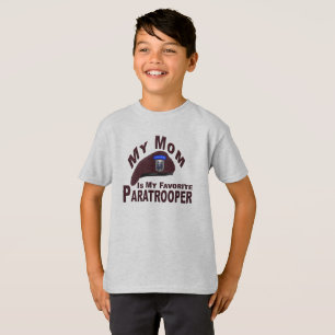 Camiseta Mamá es mi paracaidista favorito de la 82ª Divisió