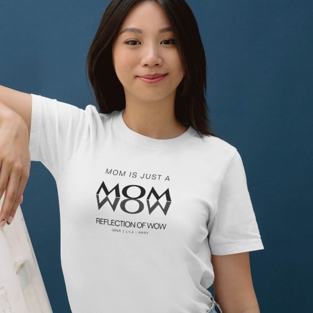 Camiseta Mamá es solo un reflejo del Día de la Madre de gua (Subido por el creador)
