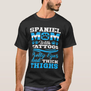 Camiseta Mamá Española Con Ojos De Bonito Tattoos Y Thick T