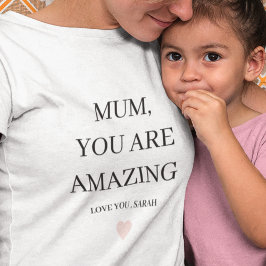 Camiseta Mamá especial personalizada que eres un regalo aso