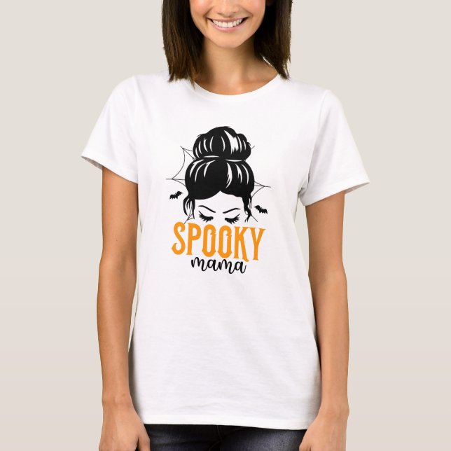 Camiseta Mama Espeluznante (Anverso)