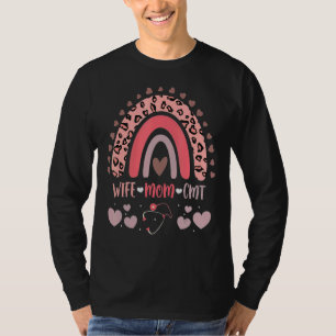 Camiseta Mamá esposa se recuperó fuerte como enfermera madr