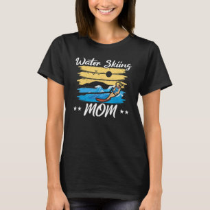 Camiseta Mamá esquiando agua Esquí acuático