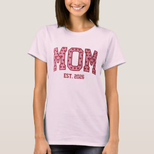 Camiseta Mamá Est 2026 Regalo personalizado para mamá Día d