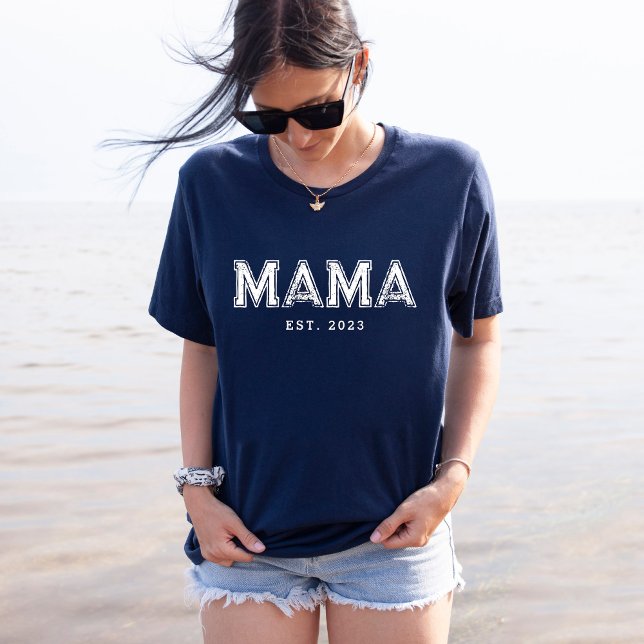 Camiseta Mamá EST: regalo Personalizado para mamá (Subido por el creador)