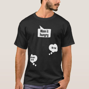 Camiseta Mamá está hambrienta arriba para mujeres embarazad