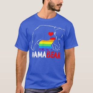 Camiseta Mamá está orgullosa de mamá Bandera Arcoiris Madre