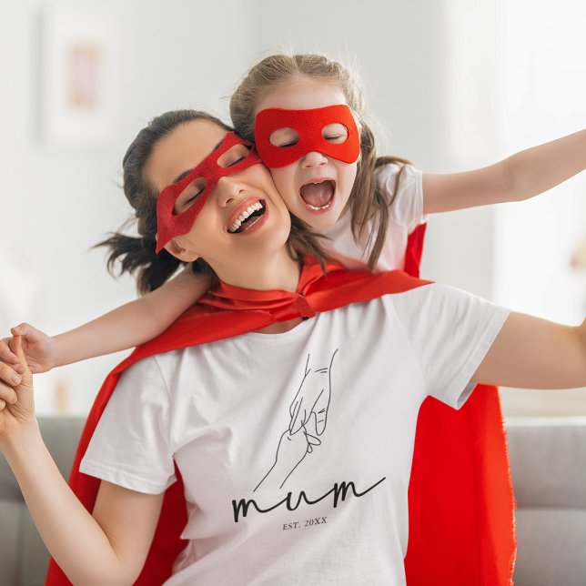 Camiseta Mamá Establecida Sencilla (Subido por el creador)
