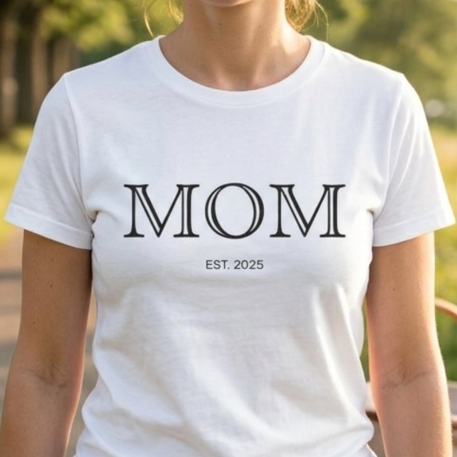 Camiseta Mamá Estableció Nuevo Regalo de Mamá  (Subido por el creador)