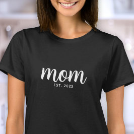 Camiseta Mamá Estableció Nuevo Regalo de Mamá