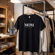 Mamá Estableció Nuevo Regalo de Mamá Tipografía Bl