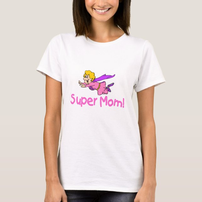 Camiseta Mamá estupenda (vuelo) (Anverso)